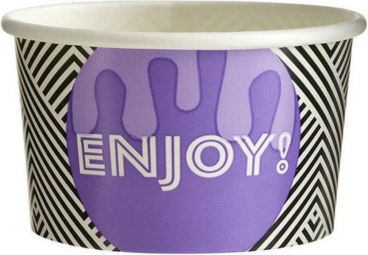 IJsbekers Karton  Enjoy Medium 240ml/8oz - 1.000 stuks.