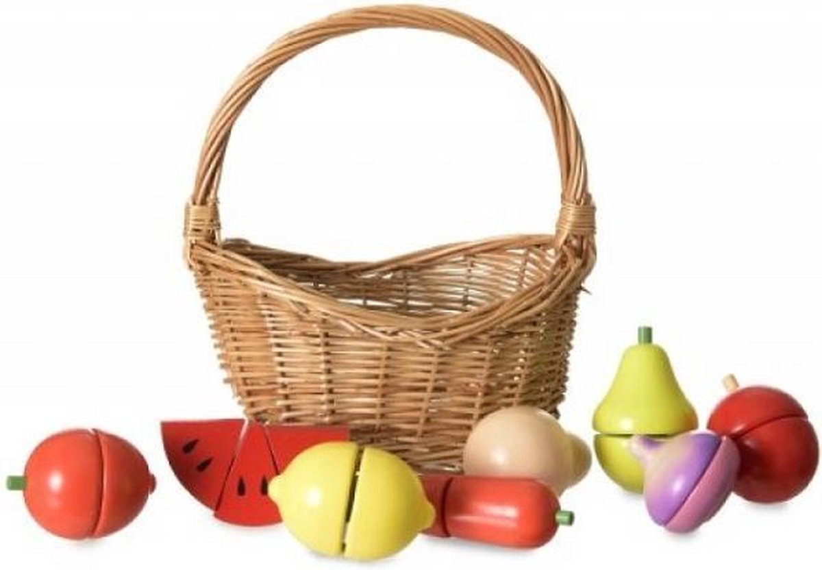 Egmont Toys Snijgroenten en fruit in mand incl mes 8