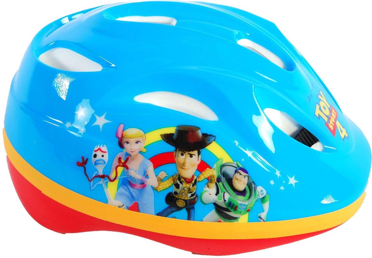 Volare Kinderhelm - Unisex - blauw/geel/rood