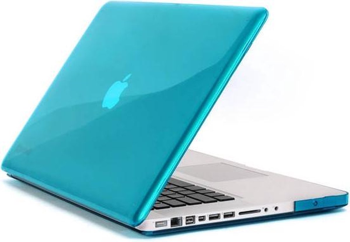 Hard Case Cover Turquoise Blauw voor Macbook Pro 15 inch 2de generatie