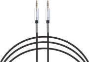 UNIQ Accessory Audiokabel Anti-Winding AUX - Zilver
