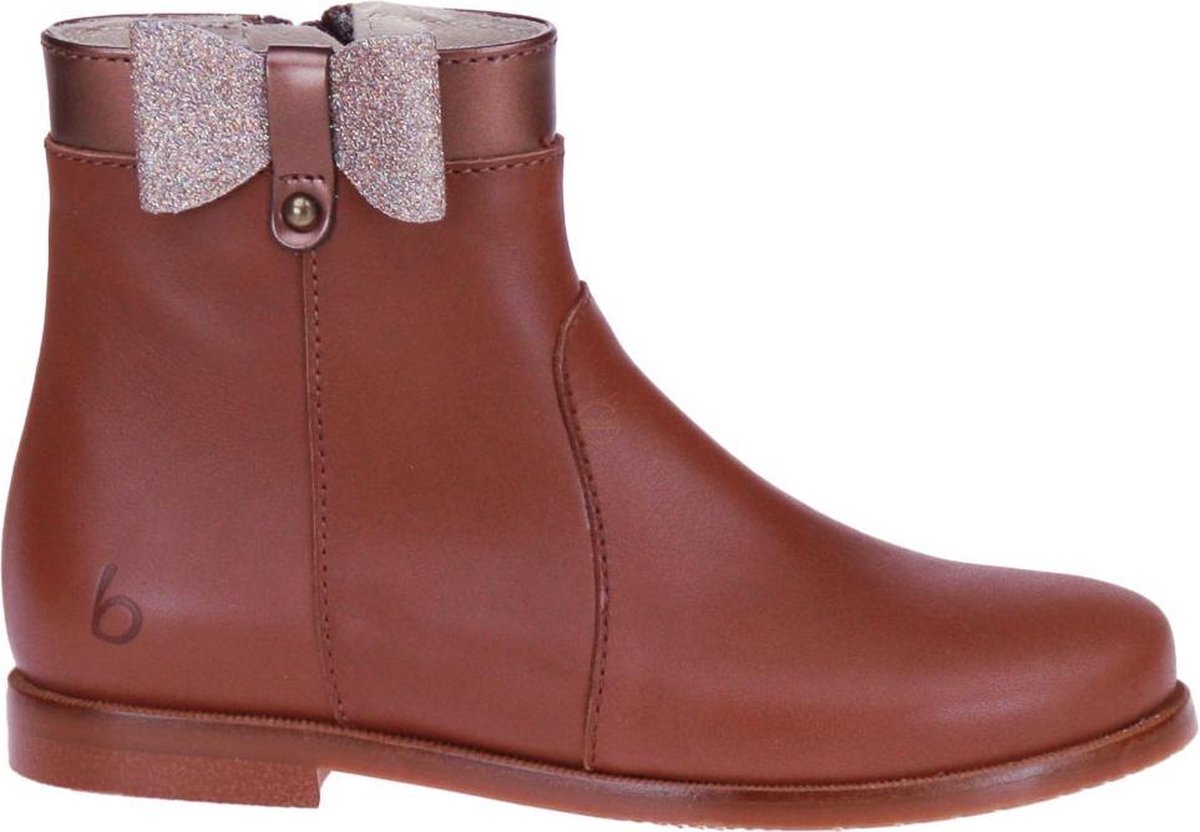 Beberlis Camel Enkellaars Strikje