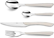 Amefa Eclat - Wit - Bestekset - RVS - (Set van 24) en Yourkitchen E-kookboek