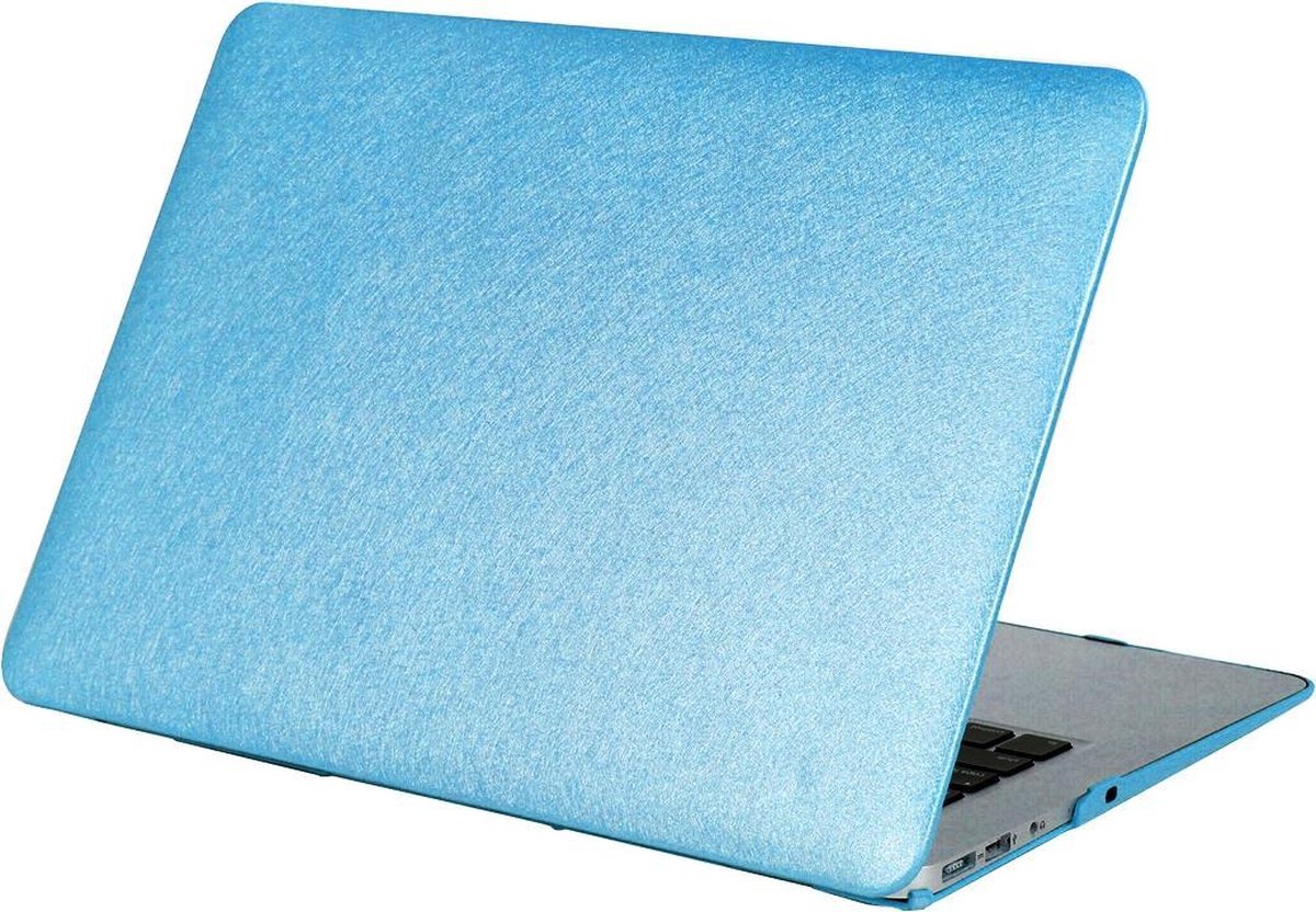 Mobigear Hard Case Silk Texture Blauw voor Apple MacBook 12 inch