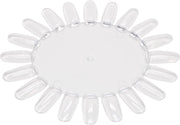 Color wiel set 10 stuks clear-nagel display - wheel - nailart display - kleurenkaart voor nagellak - nailart - gellak - acryl te presenteren