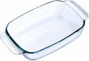 Pyrex Ovenschaal met grepen - Rechthoekig - Borosilicaatlas  - 35 x 23 cm