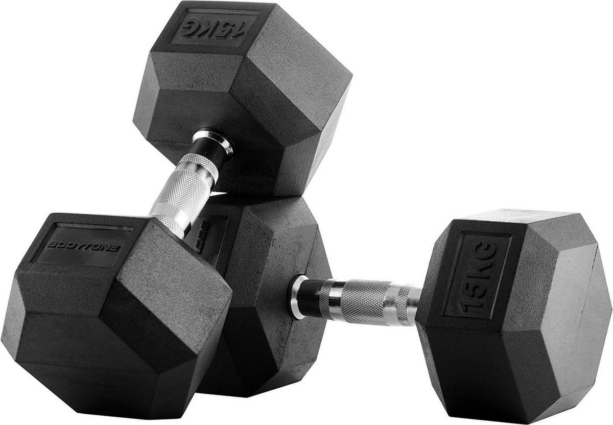 Bodytone H15 Rubber Dumbbells 15 K