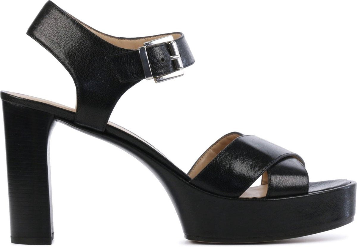 Unisa Vrouwen Suède  Sandalen / Damesschoenen Viken - Zwart - Maat 39