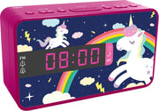 Bigben RR16UNICORN2 - Wekkerradio Eenhoorn/Unicorn - 3 Wisselbare Panelen