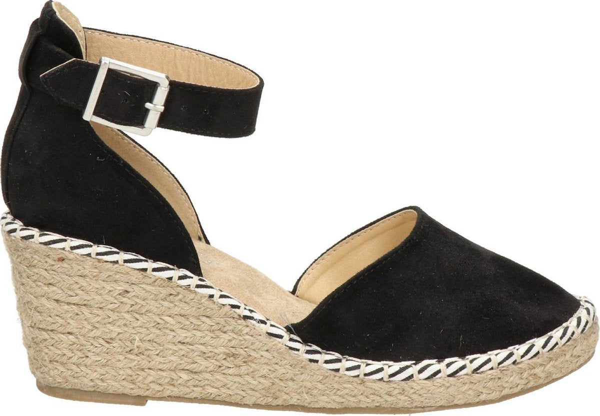 Dolcis dames espadrille - Zwart - Maat 37