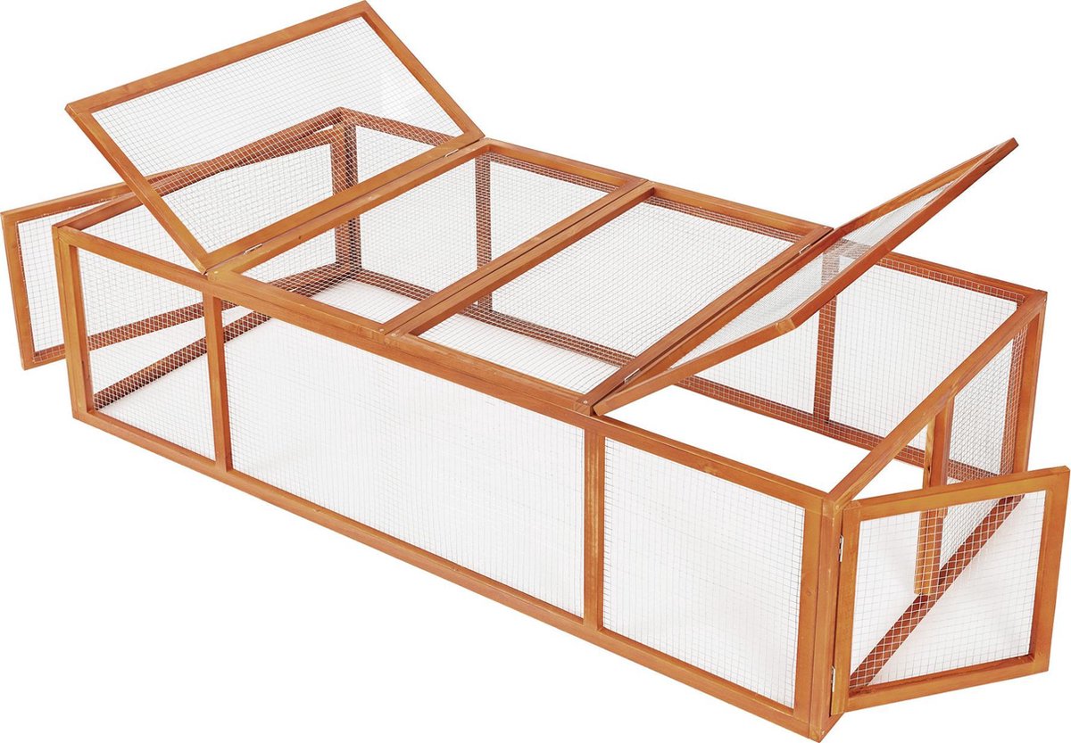 tectake konijnenhok 403241