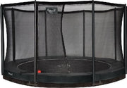 Trampoline Etan Inground Premium Gold Combi set - Ø366 cm - inc. Veiligheidsnet - Grijs - Rond