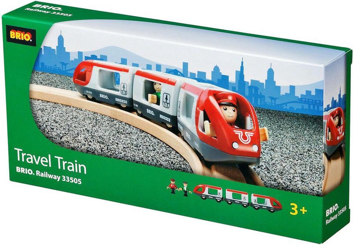 BRIO Rode passagierstrein - 33505