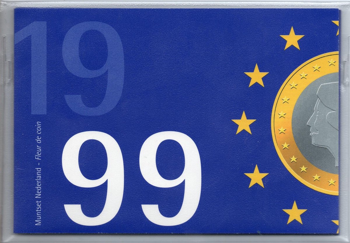 Nederland Jaarset Munten 1999 FDC - Euro Introductie