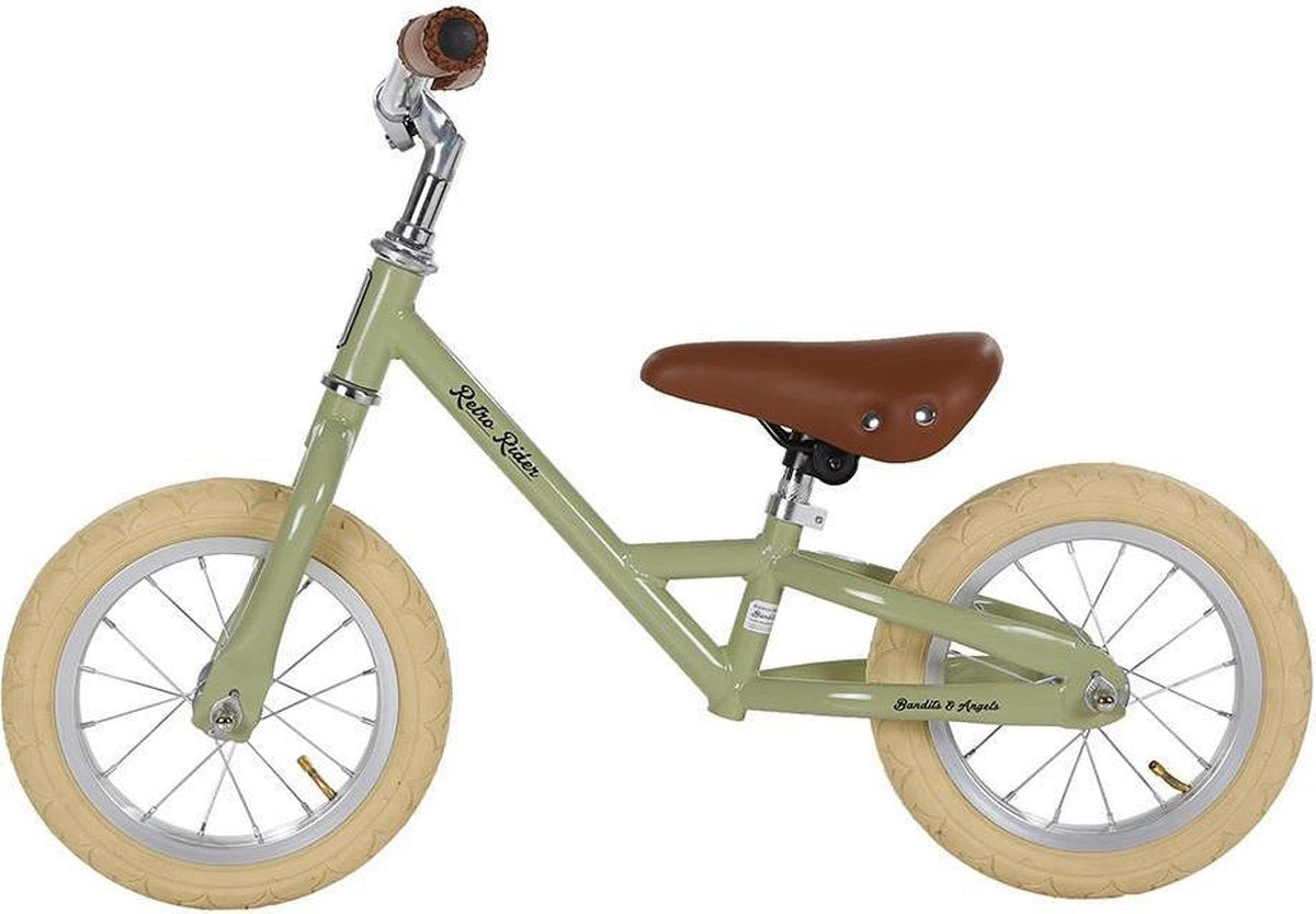 Retro Rider loopfiets groen