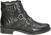 Tamaris dames bikerboot - Zwart - Maat 36