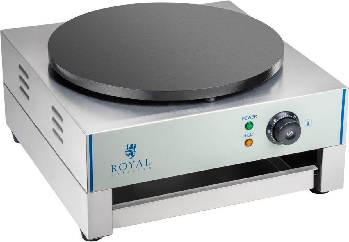 Royal Catering Crêpemaker - 40 cm - 1 x 3000 Watt - 2.0