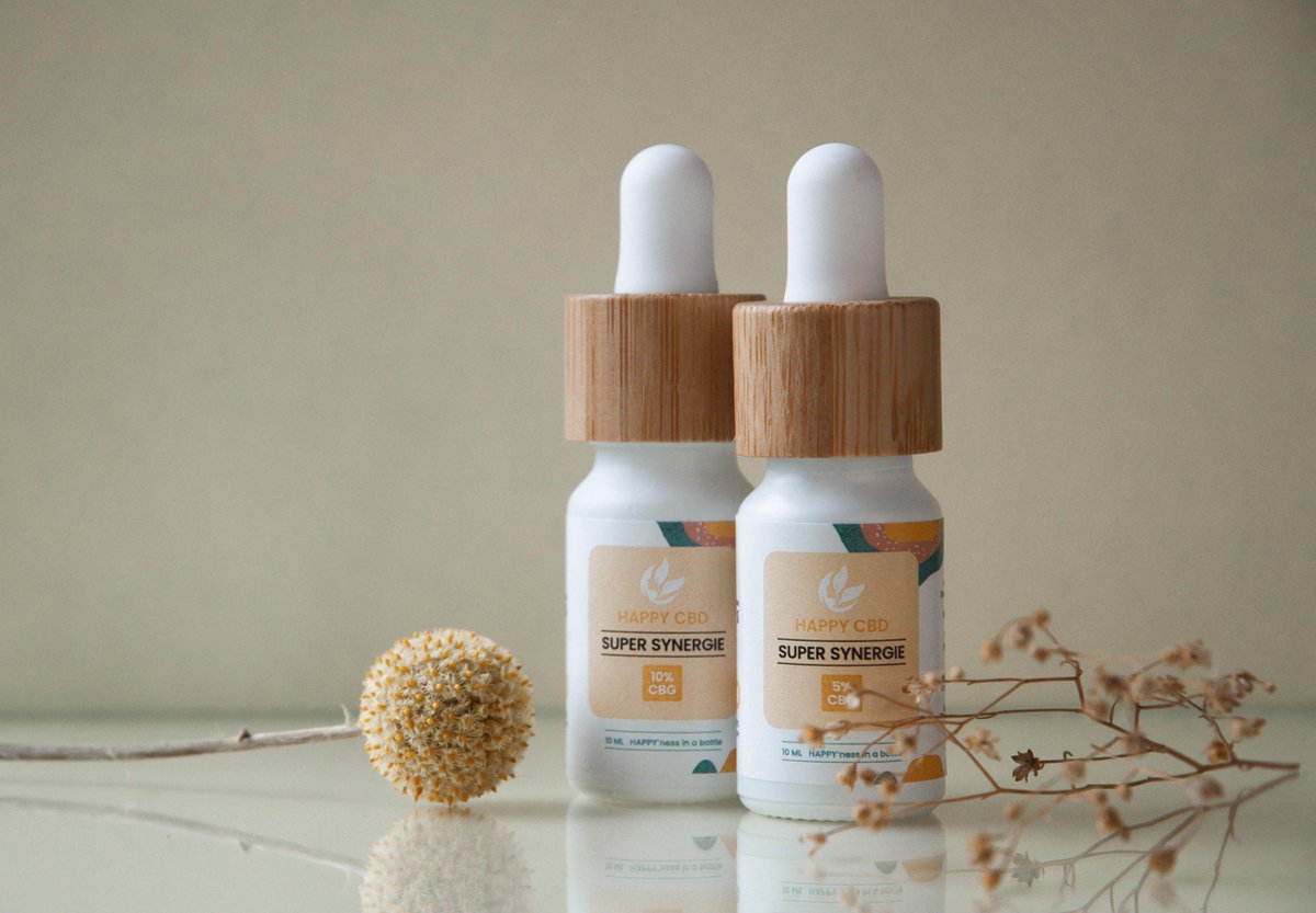 Biologische CBG olie 5% Super Synergie CBG olie