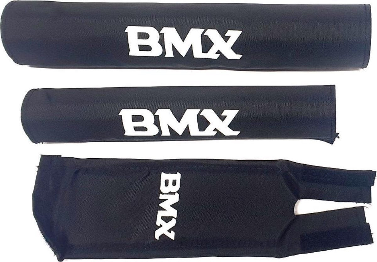 Hzb Padset Bmx Junior Polyester Zwart 3-delig