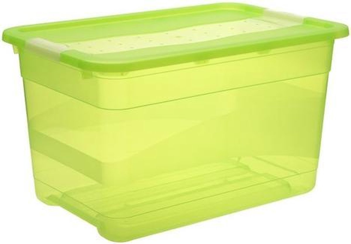 Keeeper Cornelia Opberbox - 52 L - Kunststof -  Transparant Groen