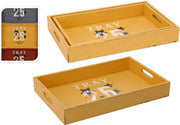 Dienbladenset Loftstyle geel A 1