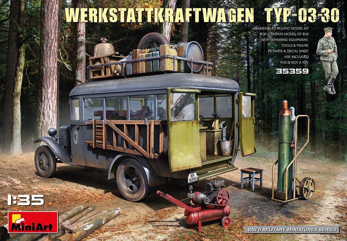 Miniart - Werkstattkraftwagen Typ-03-30 1:35 (9/20) * - MIN35359