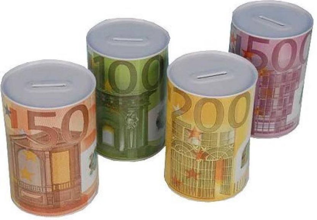 Spaarpot Euro 16x12cm