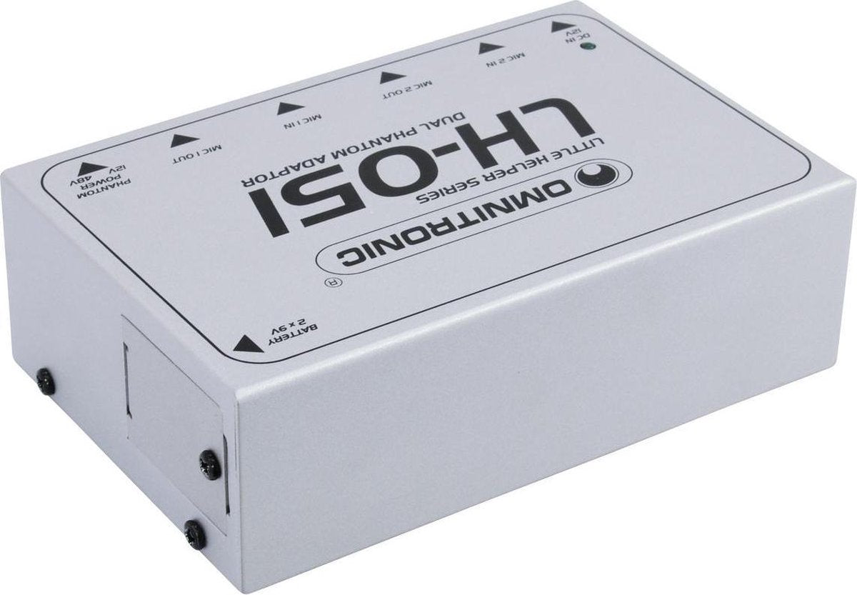 OMNITRONIC LH-051 Dual Phantom Power Adapter