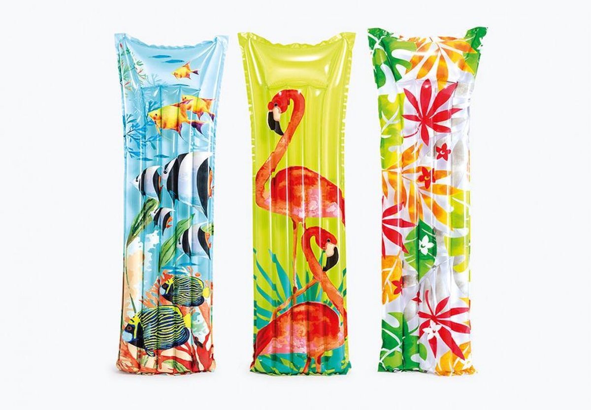 3 Kleuren Intex Luchtbed Zwembad 183x69 - Strand Luchtbed