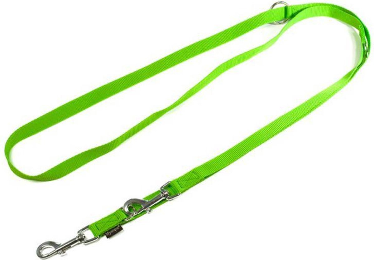 Mystique Nylon lijn 20mm verstelbaar 250cm Neon Groen