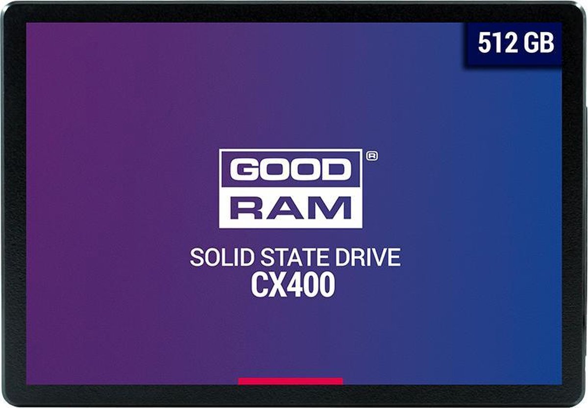 Goodram CX400 internal solid state drive 2.5'' 512 GB SATA III QLC 3D NAND