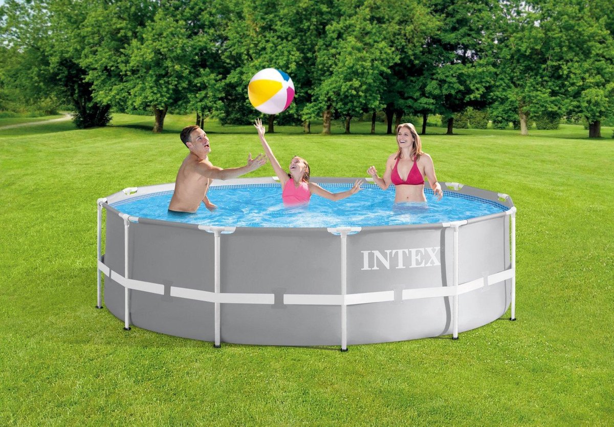 Intex Prism Frame - Opzetzwembad - ø366x99 cm - Rond - Met accessoires