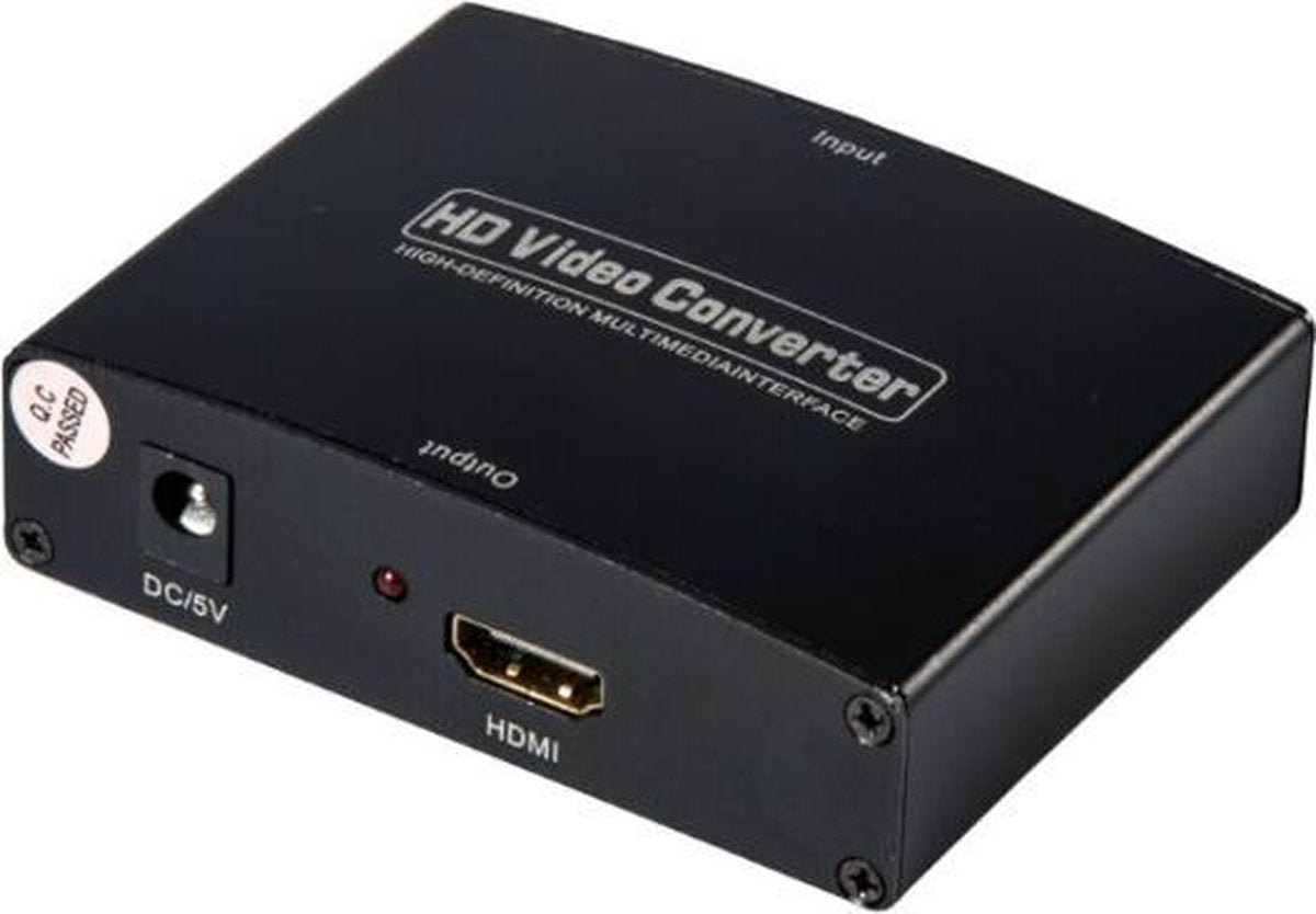 Coretek Component AV naar HDMI converter / zwart