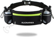 Waterproof Hardloopriem – Inclusief 2 Bidons – Groen