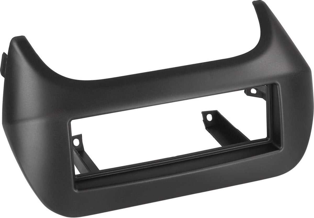1-DIN Paneel Citroën: Nemo - Fiat: Fiorino - Peugeot: Bipper 2008-2019 Kleur: Zwart