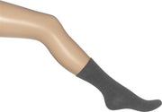 Bonnie Doon - Dames - Cotton Comfort Sock - Oxford Heather - maat 39-42 (2 paar)