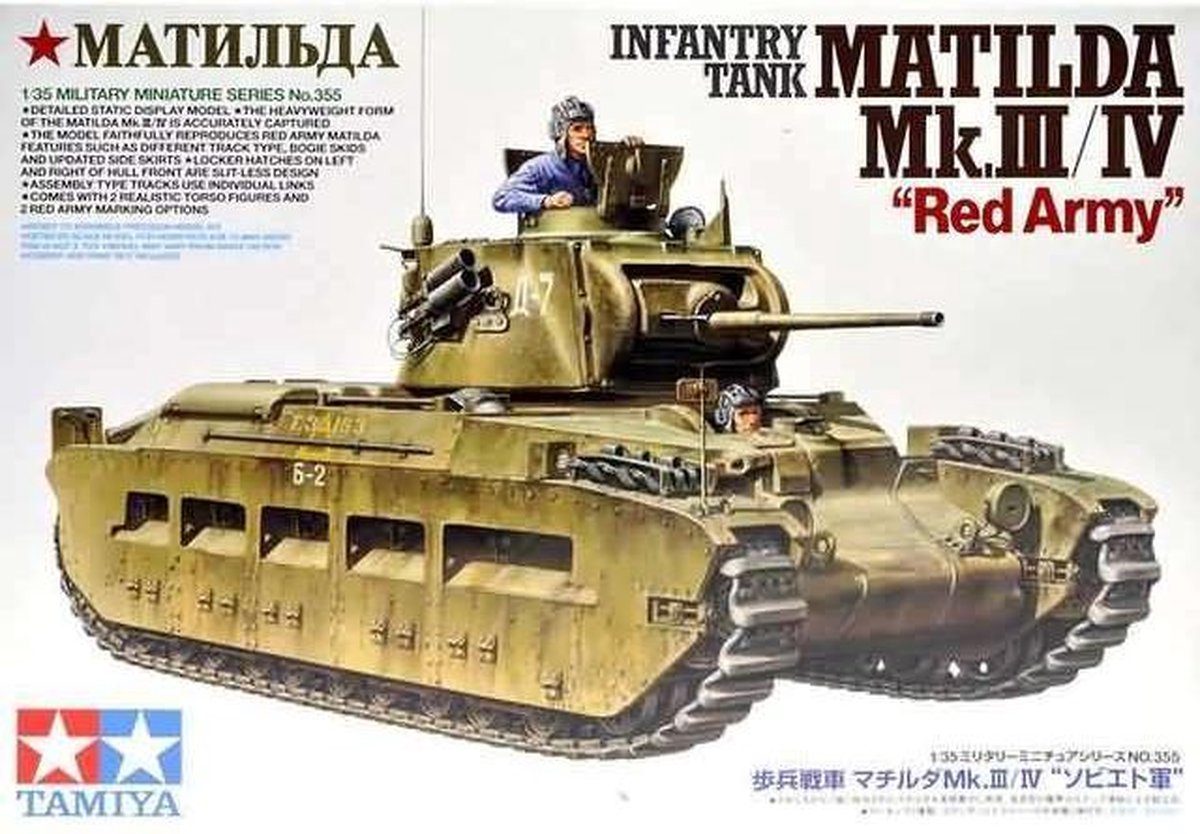 TAMIYA 1:35 Inf. Tank Matilda Mk. III/IV "Red Army