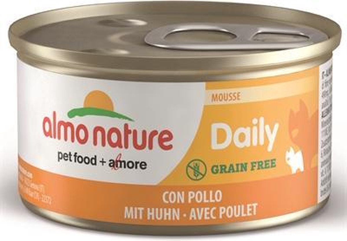 Almo daily menu mousse met kip - 85 gr - 24 stuks