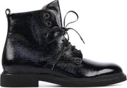 Piedi Nudi Vrouwen Leer  Veterboots / Laarzen / Damesschoenen M71206-201pn - Zwart - maat 38