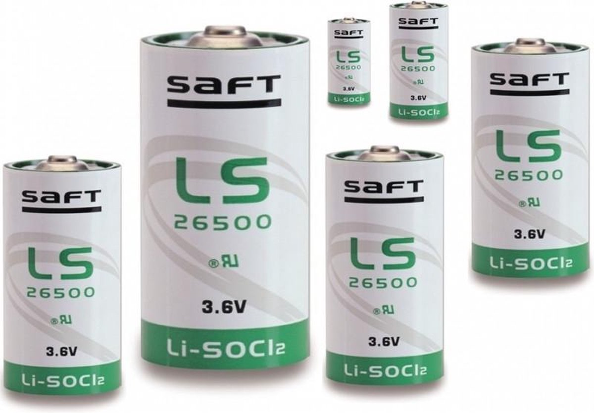 5 Stuks SAFT LS 26500 C-formaat Lithium batterij 3.6V