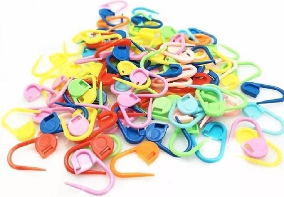 Breimarkeerders- Stitch markers / Steek markers- Breinaald Markeerders- Haken en Borduren- 25 stuks