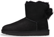 UGG - Dames Snowboots Fluff Bow Mini Black - Zwart - Maat 40
