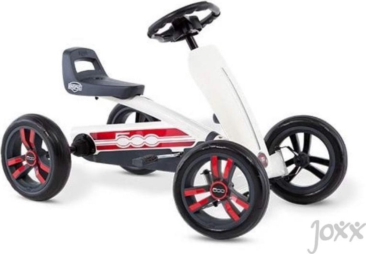 Berg Skelter Buzzy Fiat 500 83 X 49 X 50 Cm Wit/rood