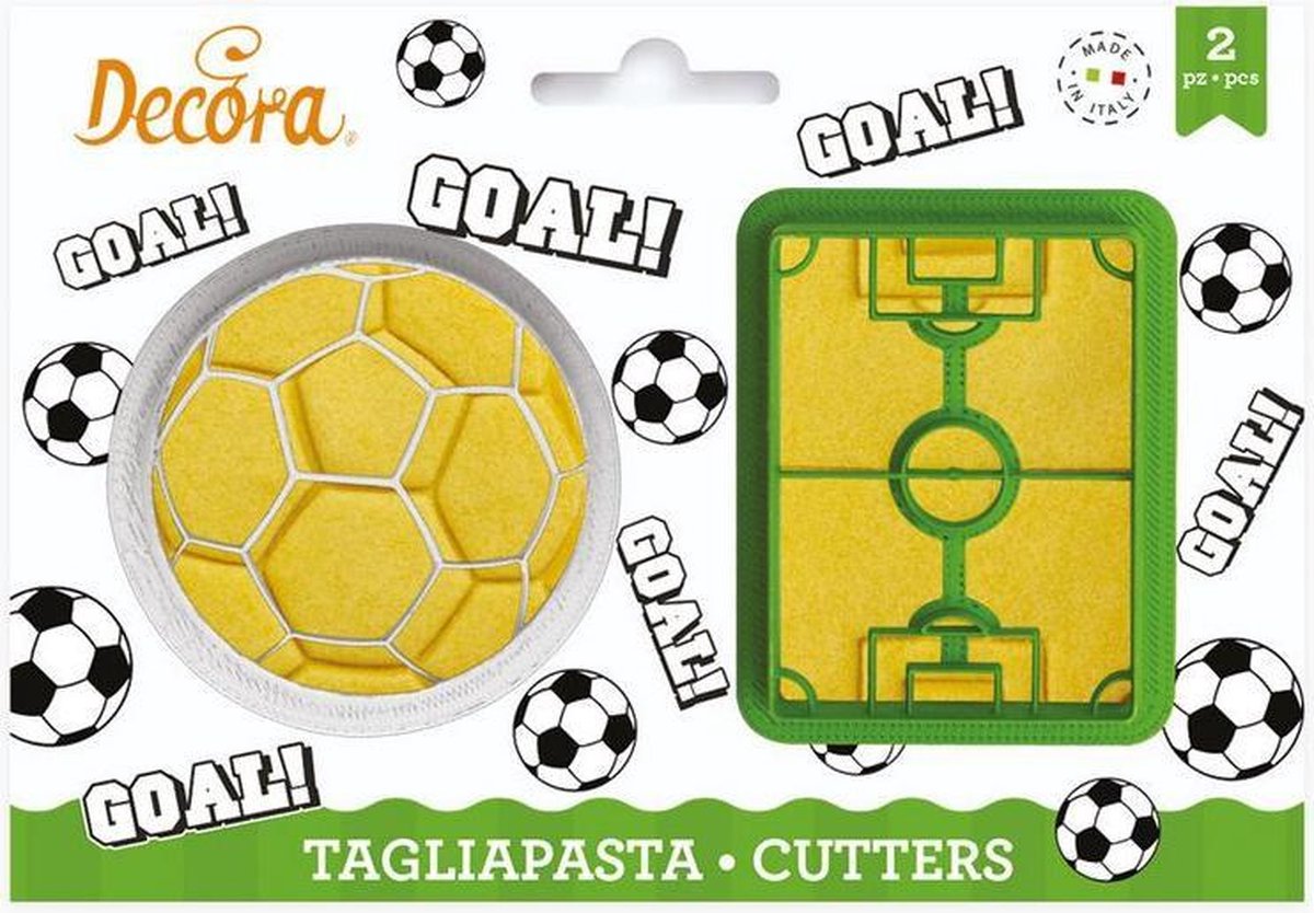 Decora Koekjes Uitsteker Set Goal -2st-