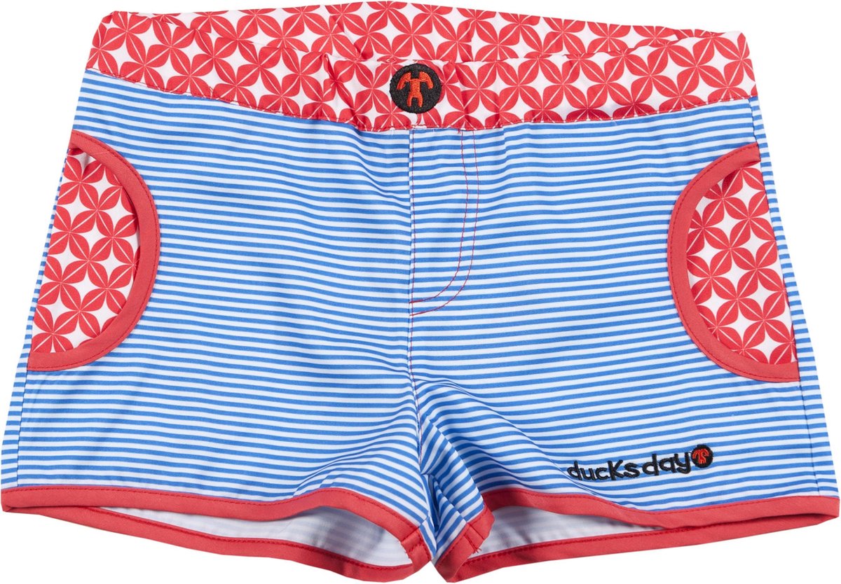 Ducksday UV zwemshort meisje Blue stripe - 6 jaar