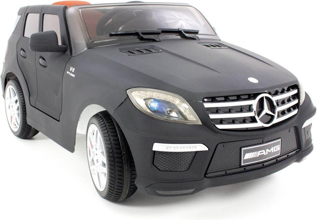 Mercedes kinderauto ML mat zwart