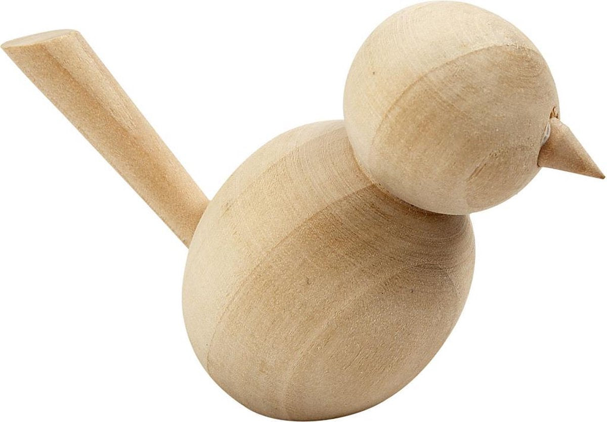 Vogel. H: 7.6 cm. 1 stuk