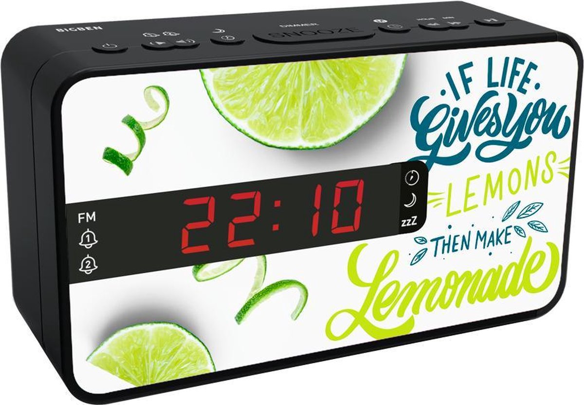 Bigben Wekkerradio Quotes - 3 Wisselbare Panelen