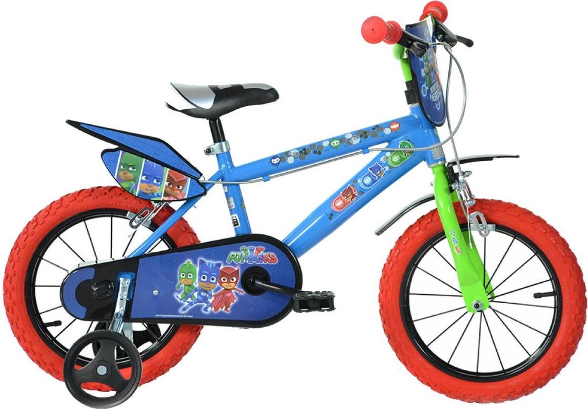 Dino Pj Masks - Kinderfiets - Mannen - Blauw - 16