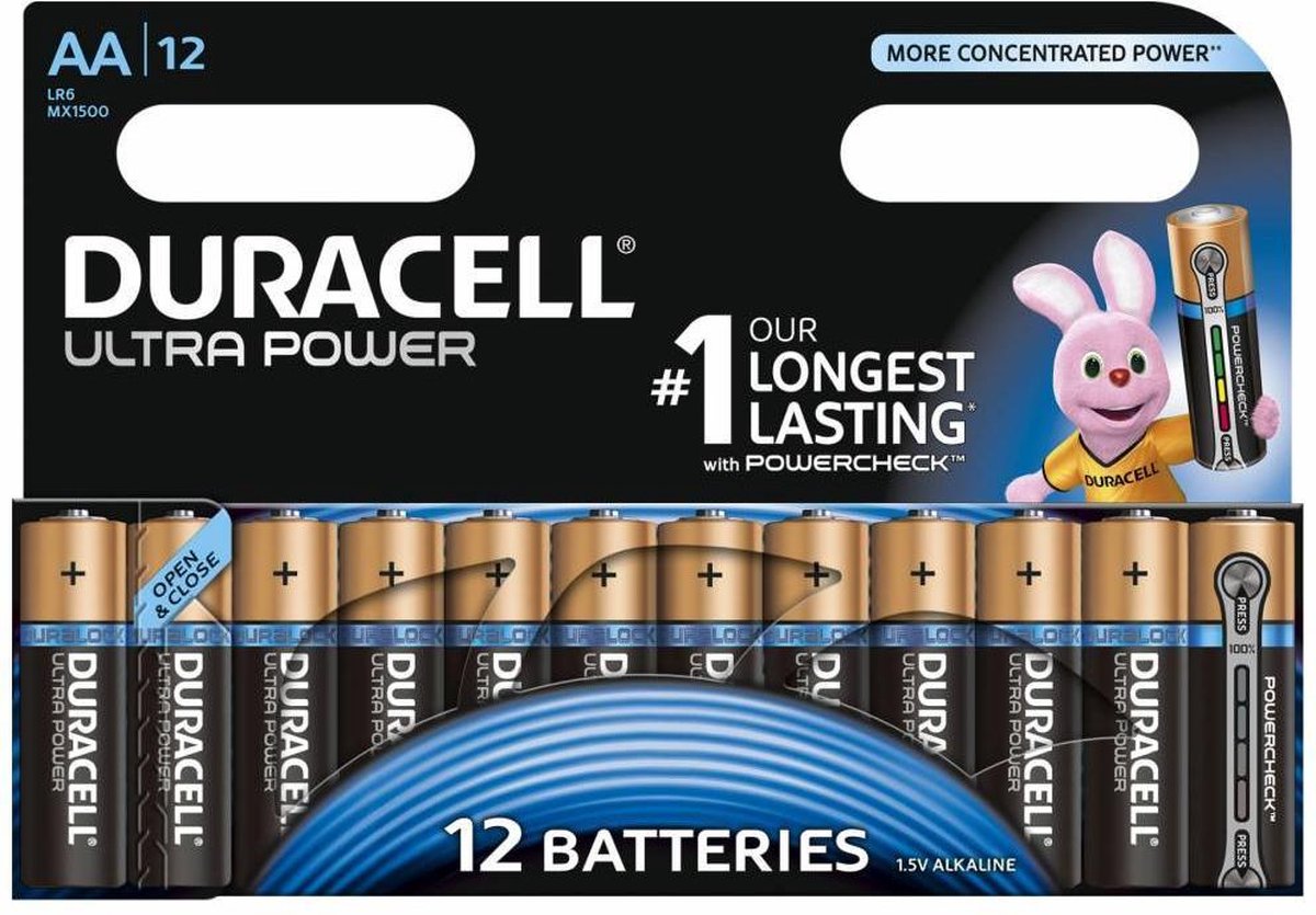 Duracell Ultra alkaline AA-batterijen
